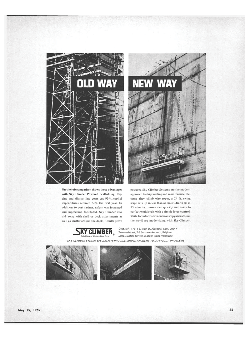 Maritime Reporter Magazine, page 31,  May 15, 1969