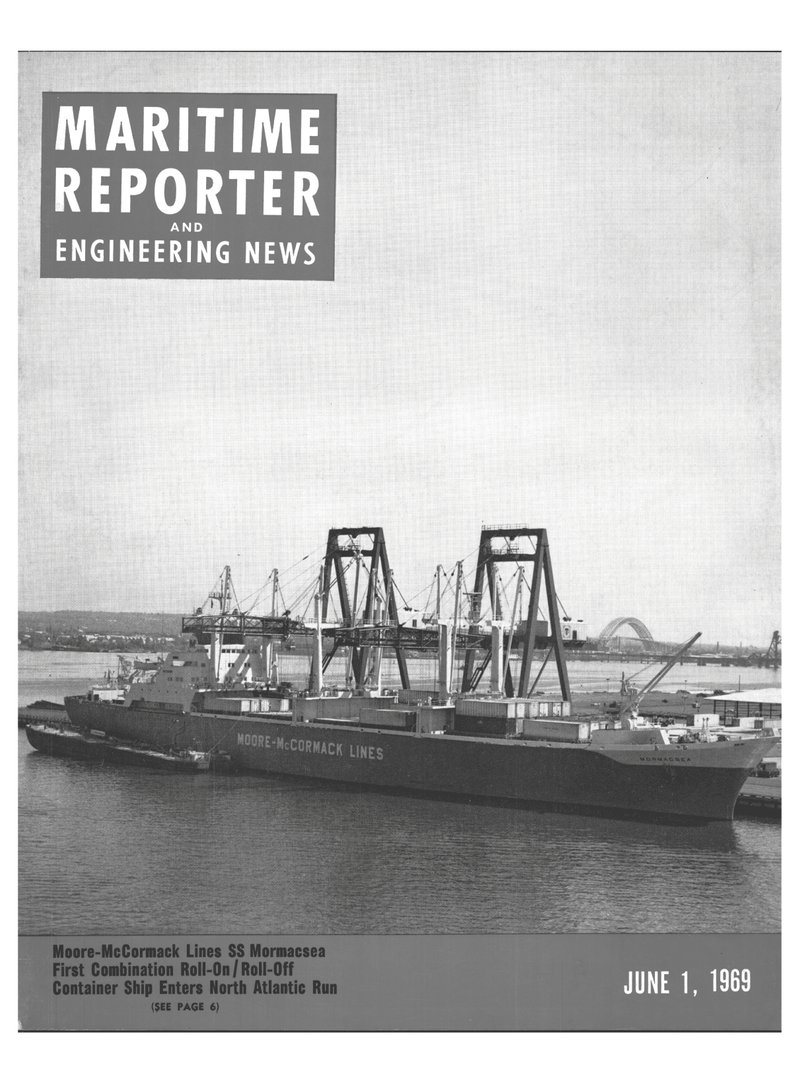 Maritime Reporter Magazine Cover Jun 1969 - 