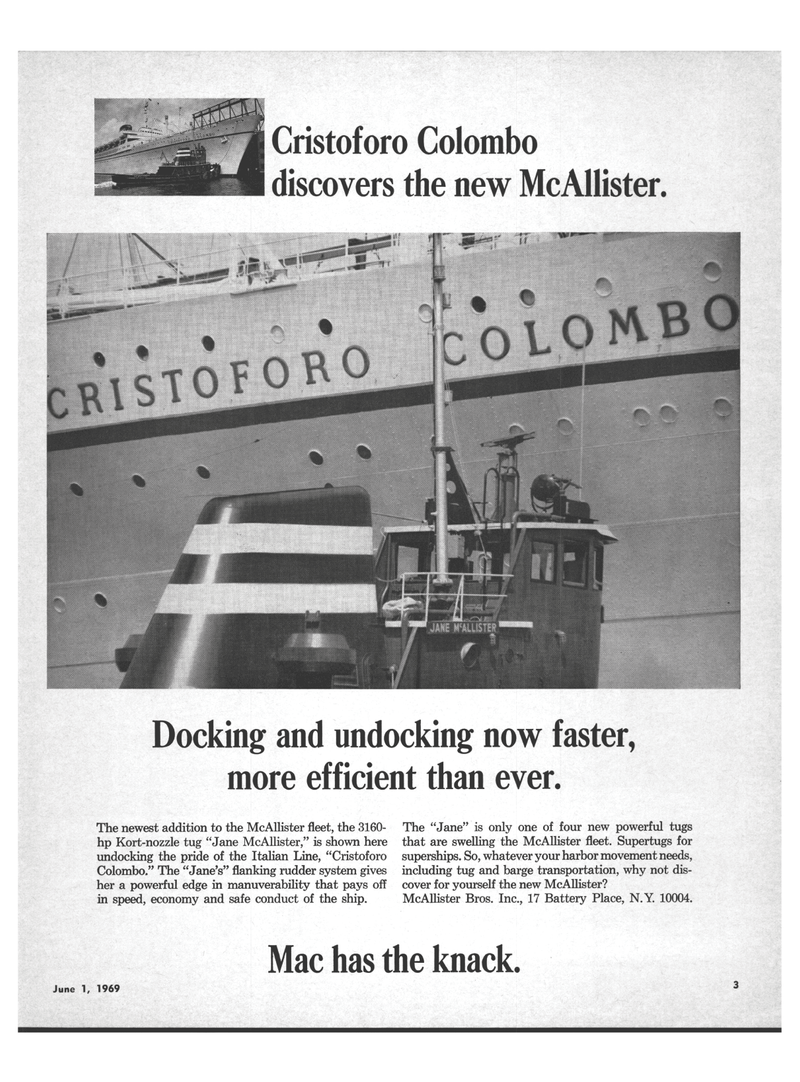 Maritime Reporter Magazine, page 1,  Jun 1969