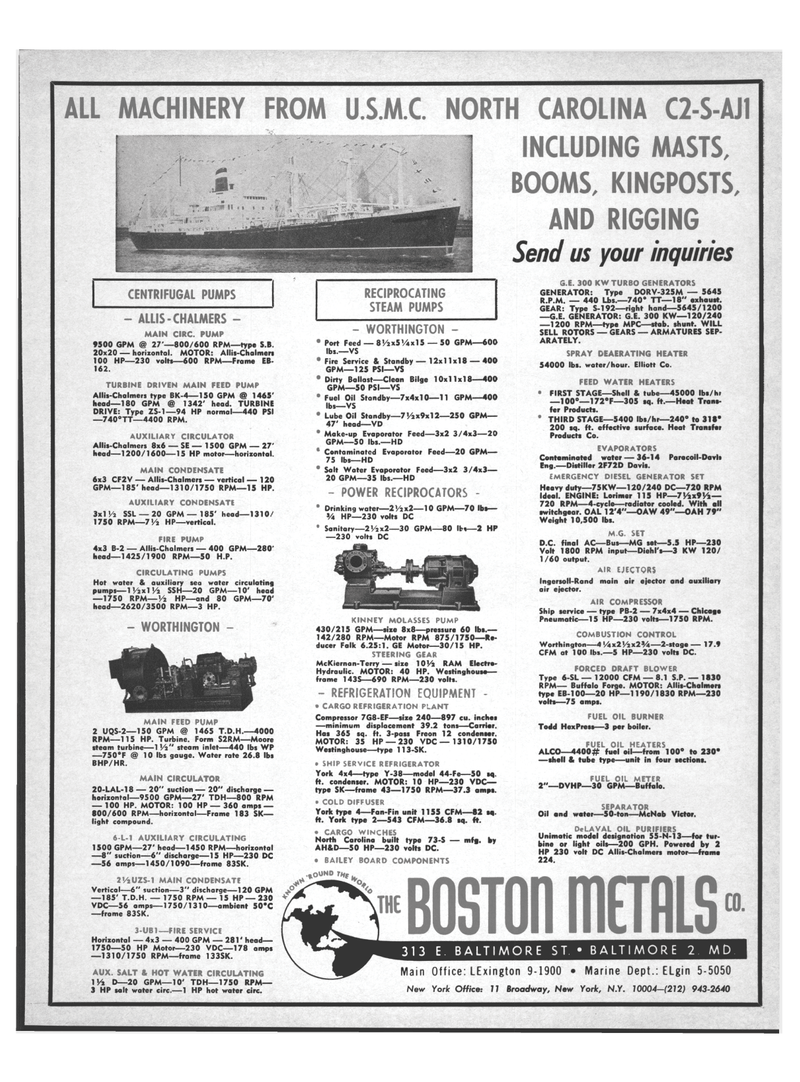 Maritime Reporter Magazine, page 45,  Jun 1969