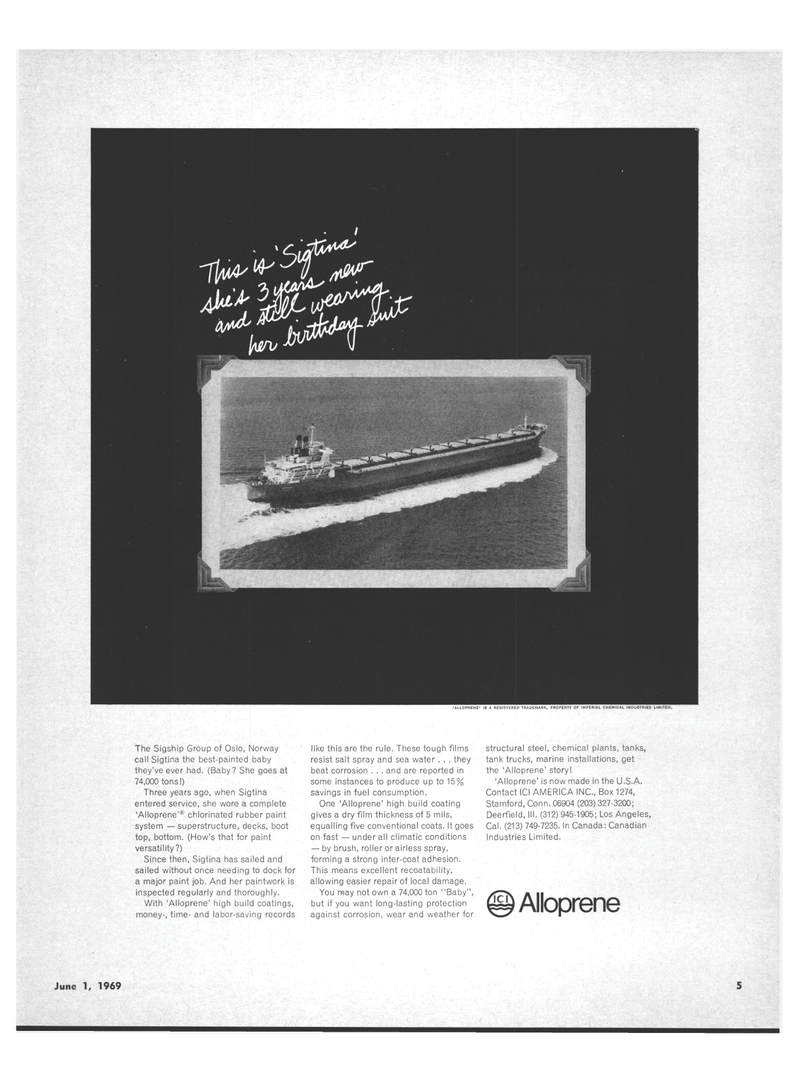 Maritime Reporter Magazine, page 3,  Jun 1969