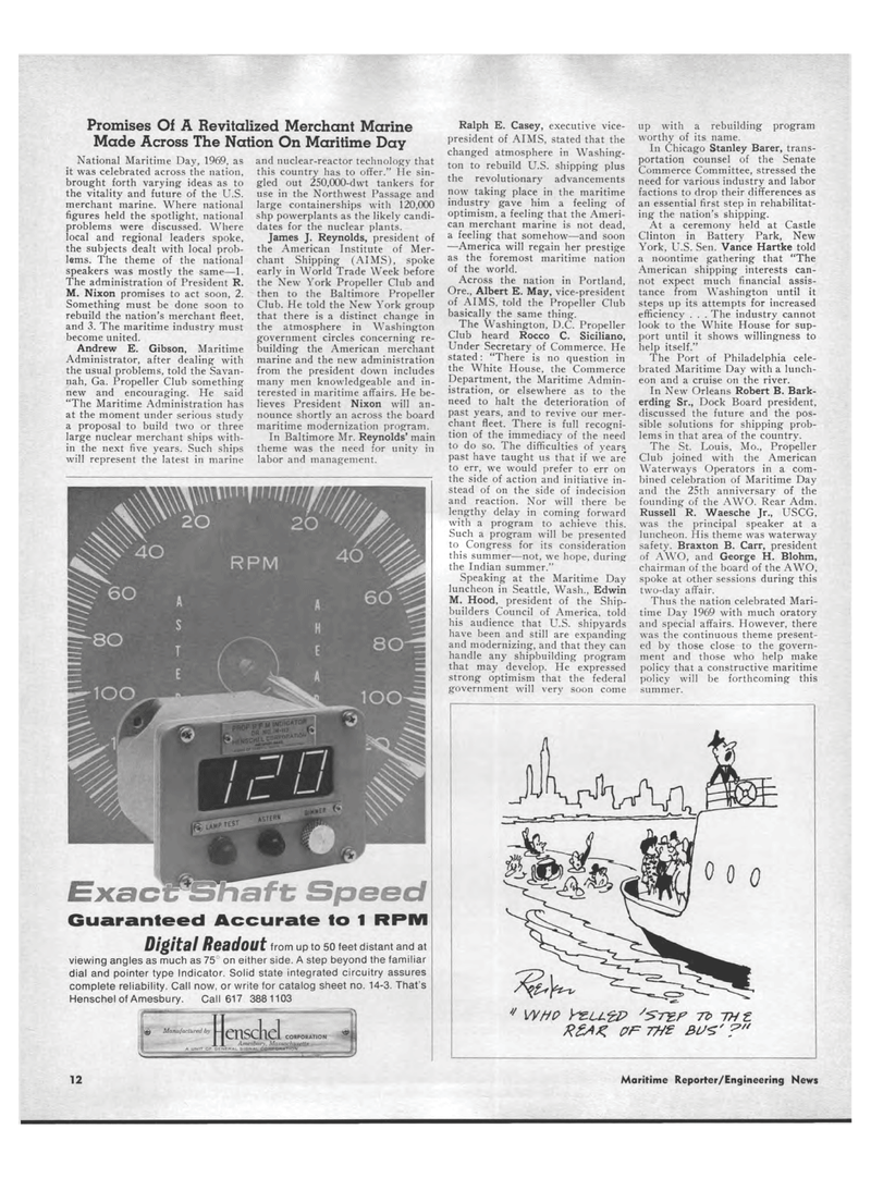 Maritime Reporter Magazine, page 10,  Jun 15, 1969