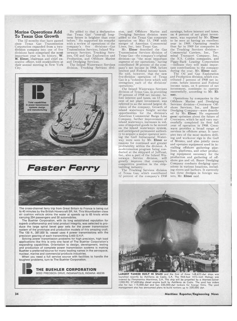 Maritime Reporter Magazine, page 32,  Jun 15, 1969