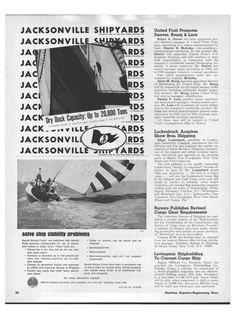 Maritime Reporter Magazine, page 28,  Jul 1969