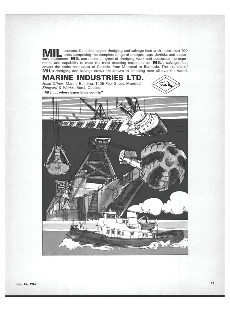 Maritime Reporter Magazine, page 21,  Jul 15, 1969