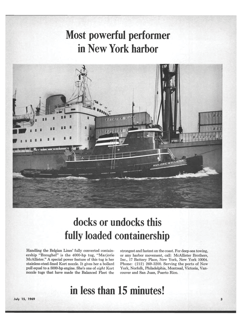 Maritime Reporter Magazine, page 1,  Jul 15, 1969