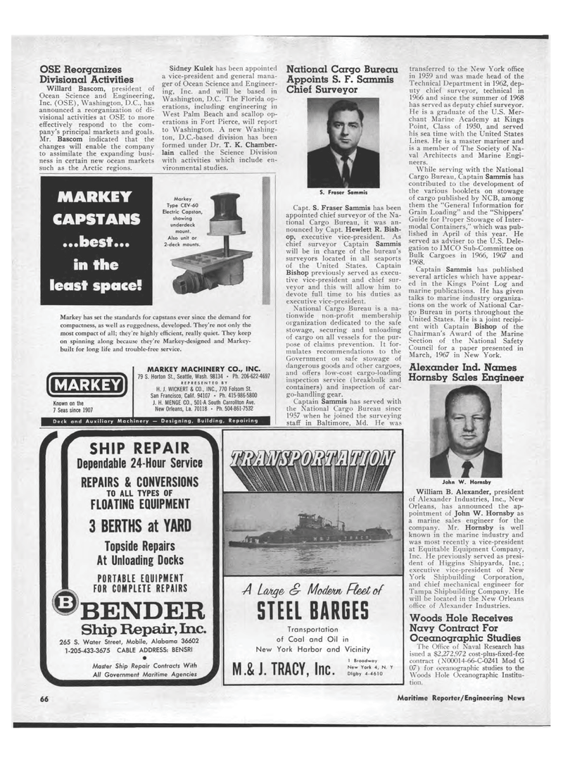 Maritime Reporter Magazine, page 62,  Jul 15, 1969