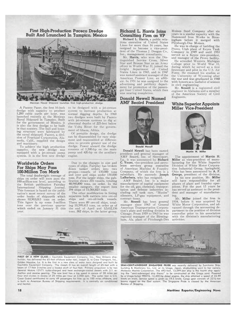 Maritime Reporter Magazine, page 16,  Aug 1969