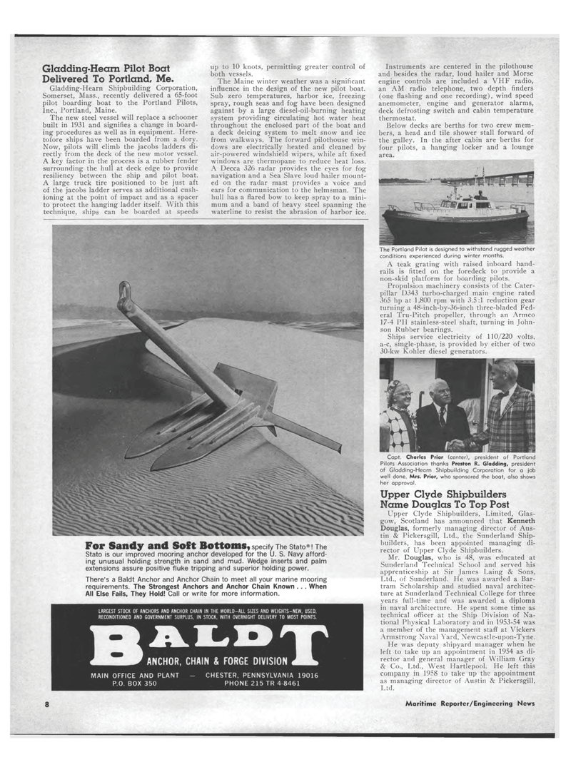 Maritime Reporter Magazine, page 6,  Aug 15, 1969