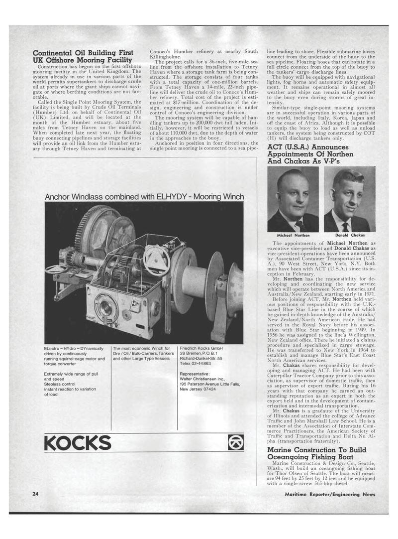 Maritime Reporter Magazine, page 22,  Sep 1969