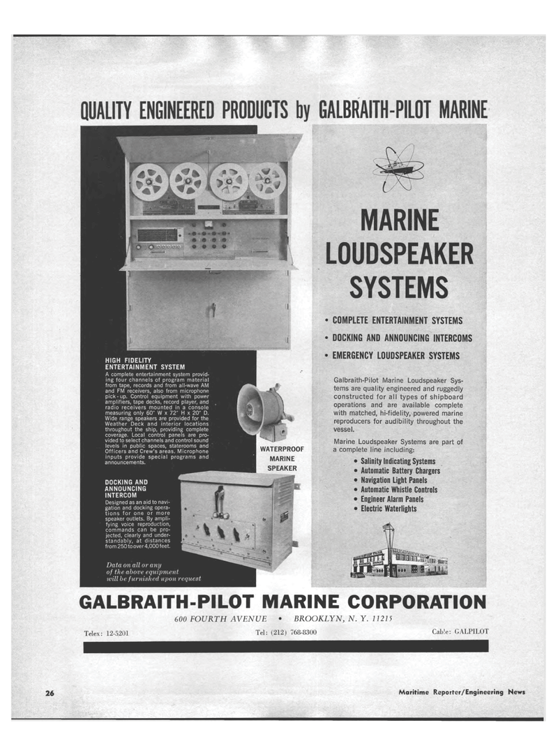 Maritime Reporter Magazine, page 24,  Sep 1969