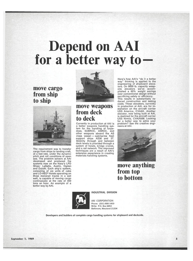 Maritime Reporter Magazine, page 3,  Sep 1969