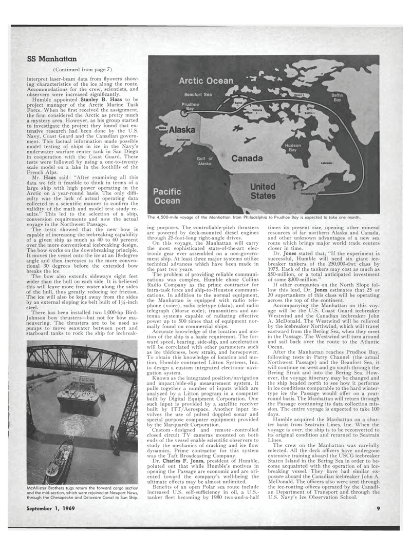 Maritime Reporter Magazine, page 7,  Sep 1969