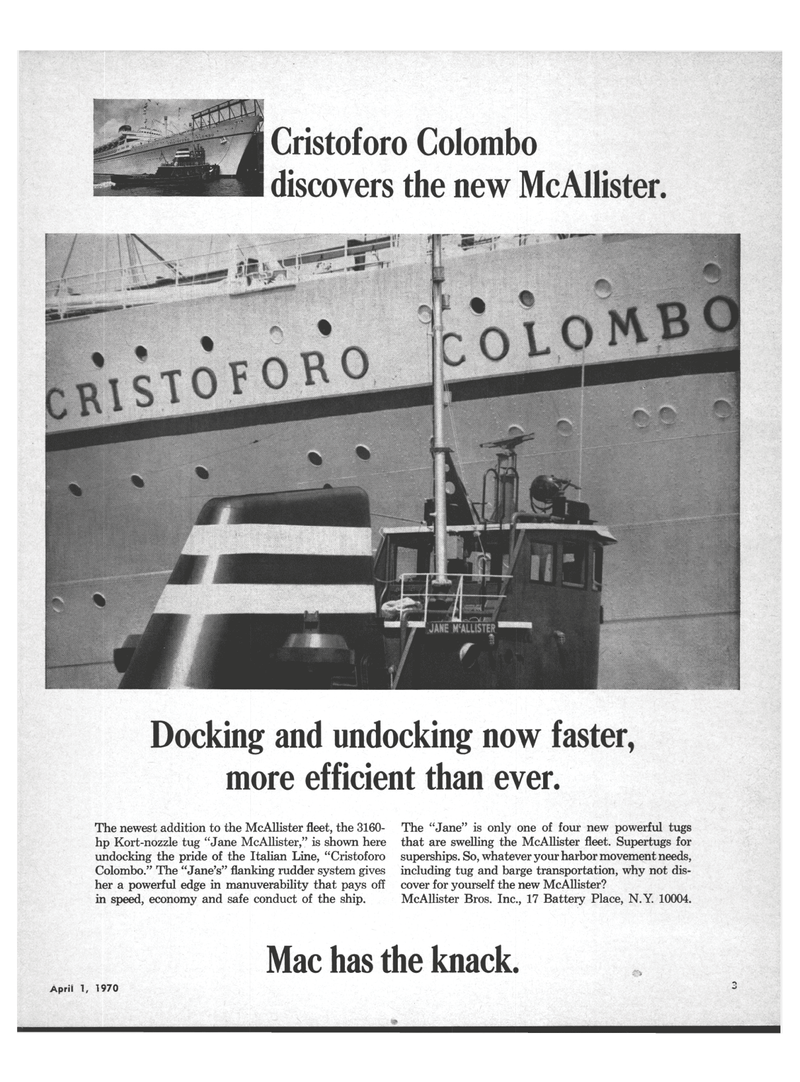 Maritime Reporter Magazine, page 1,  Apr 1970