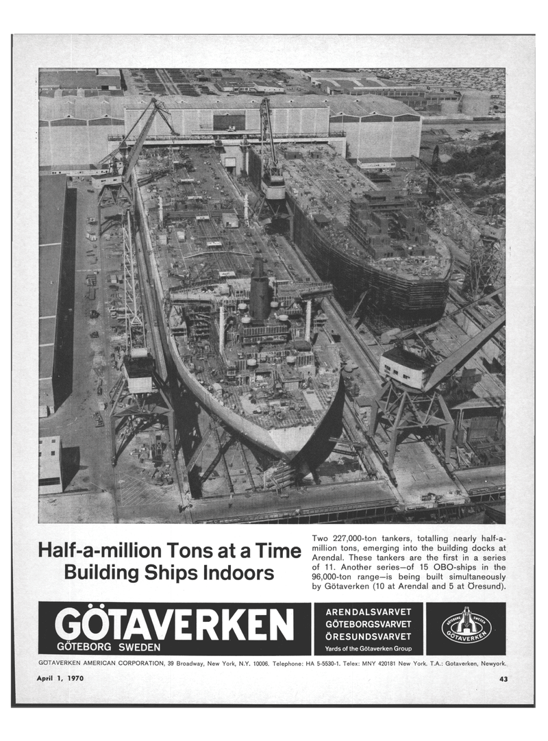 Maritime Reporter Magazine, page 41,  Apr 1970