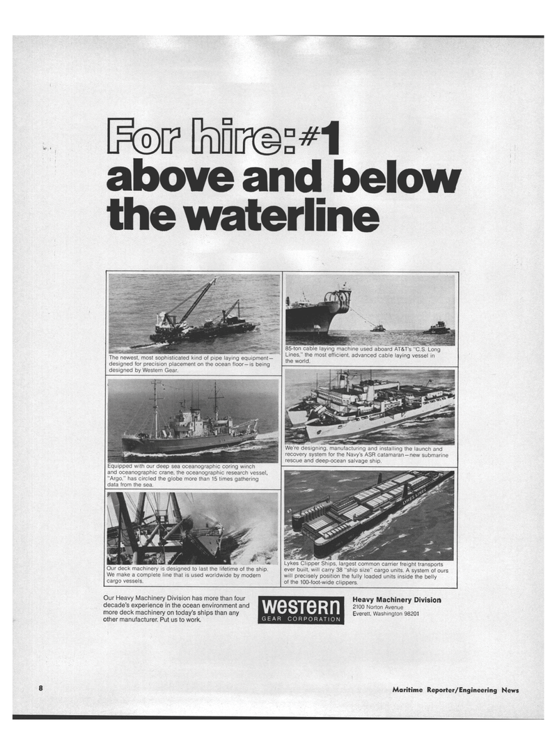 Maritime Reporter Magazine, page 6,  Jun 15, 1970