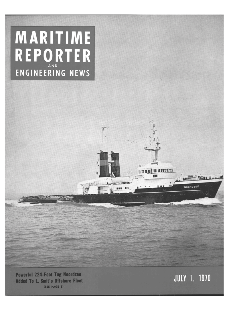Maritime Reporter Magazine Cover Jul 1970 - 