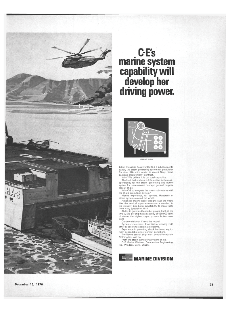 Maritime Reporter Magazine, page 19,  Dec 15, 1970