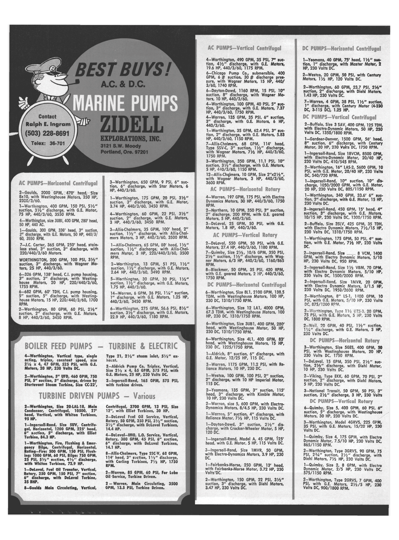 Maritime Reporter Magazine, page 46,  Dec 15, 1970