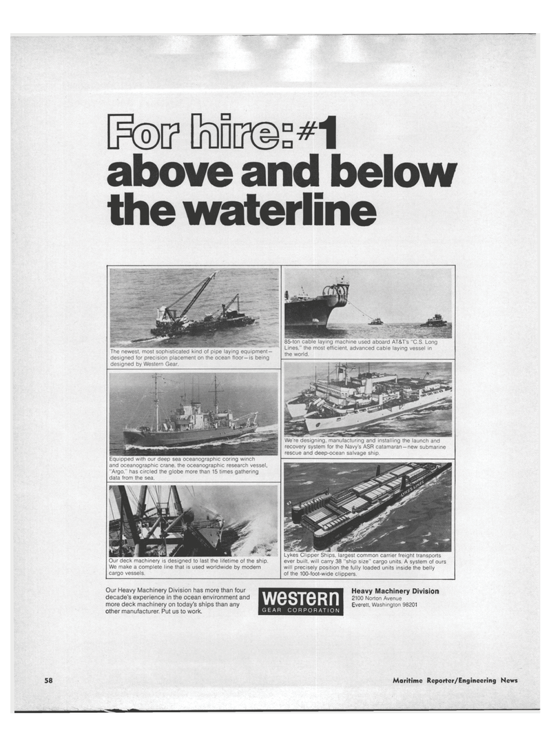 Maritime Reporter Magazine, page 3rd Cover,  Dec 15, 1970