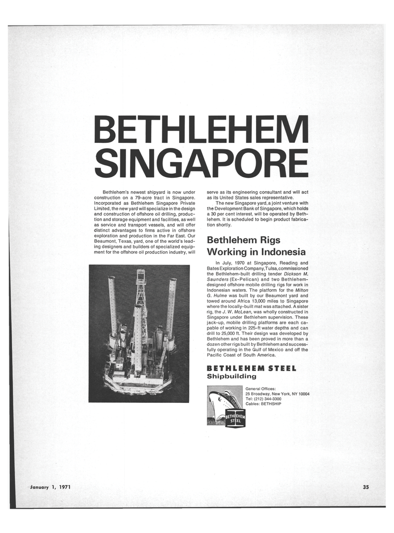 Maritime Reporter Magazine, page 33,  Jan 1971