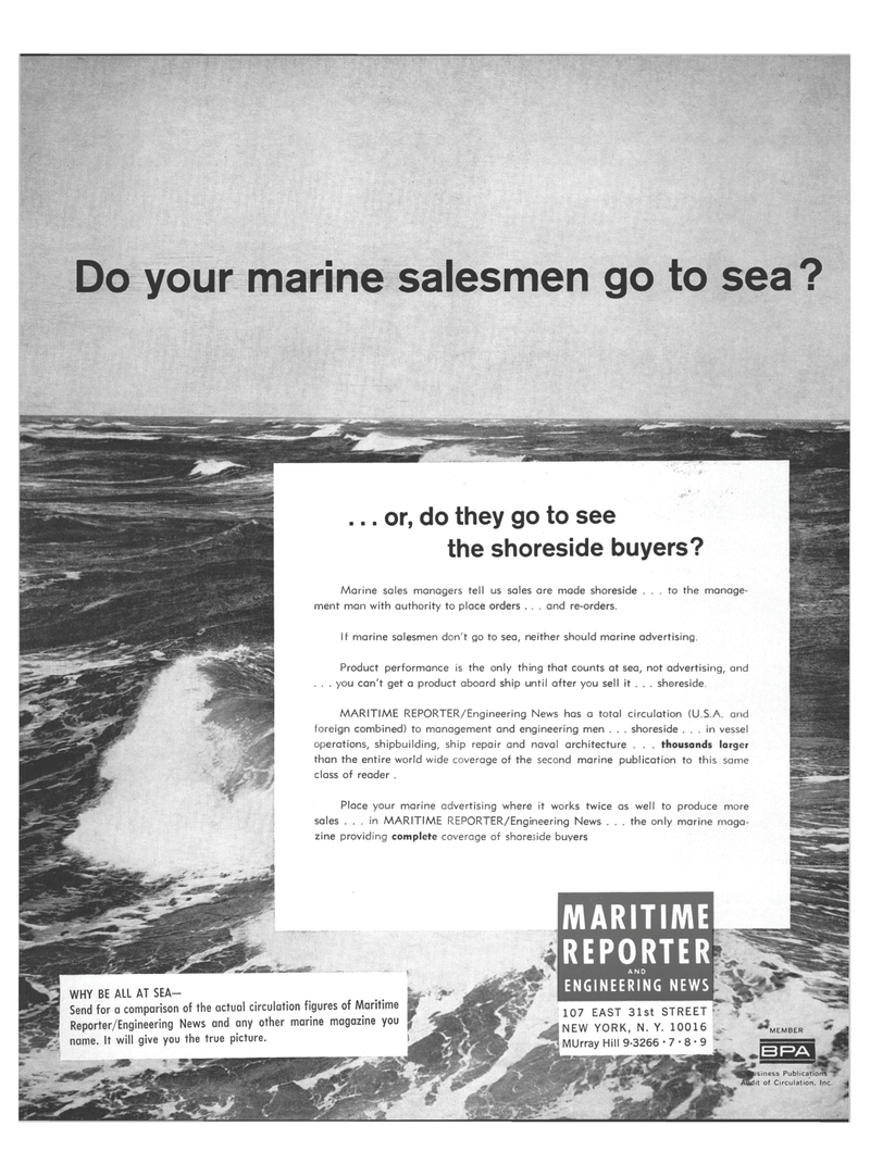 Maritime Reporter Magazine, page 27,  Feb 1971