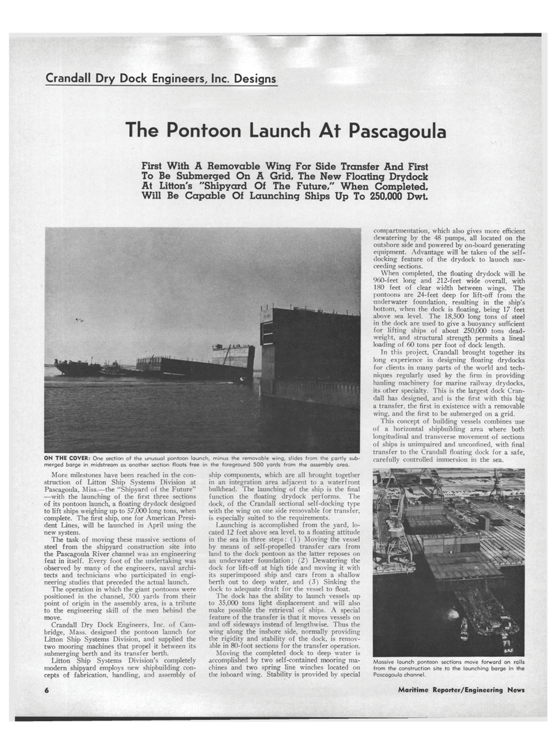 Maritime Reporter Magazine, page 4,  Feb 15, 1971