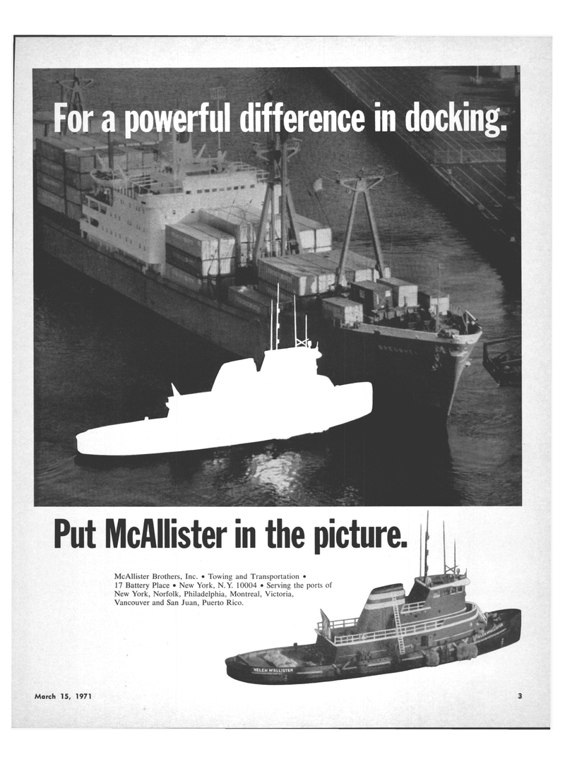 Maritime Reporter Magazine, page 1,  Mar 15, 1971