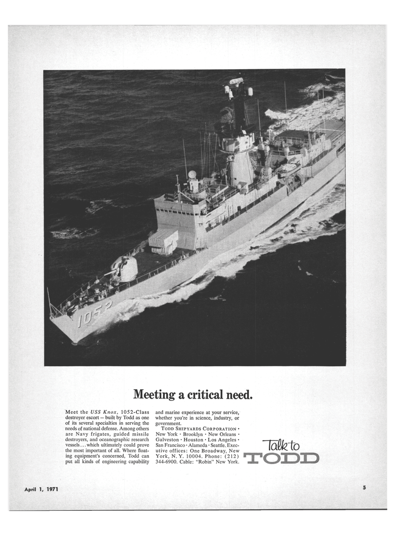 Maritime Reporter Magazine, page 3,  Apr 1971