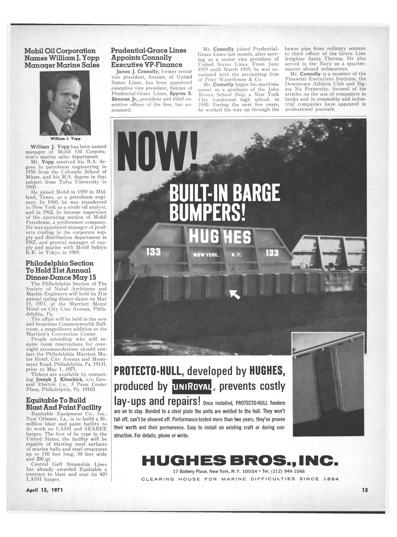 Maritime Reporter Magazine, page 11,  Apr 15, 1971