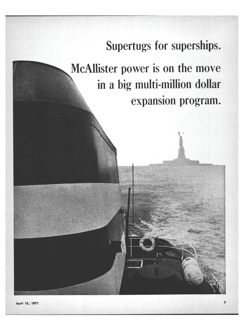 Maritime Reporter Magazine, page 1,  Apr 15, 1971