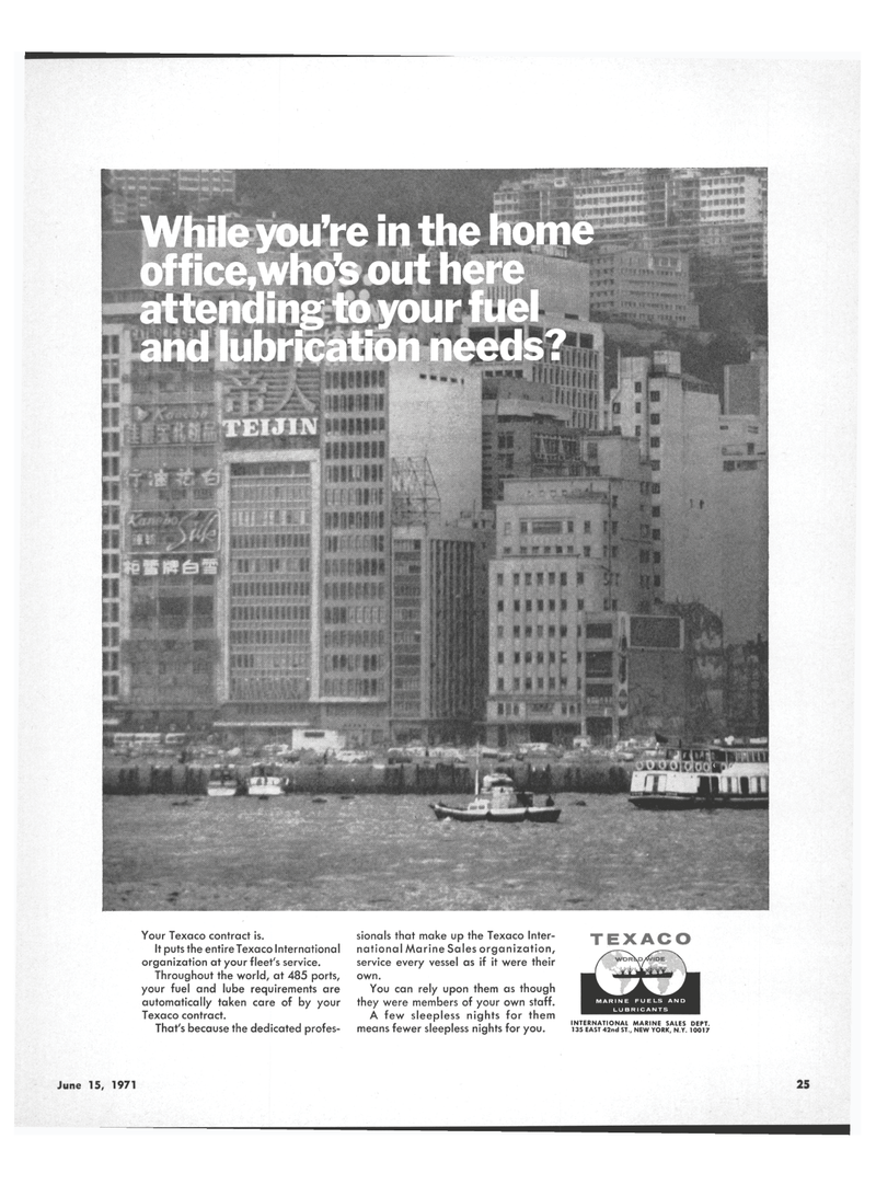 Maritime Reporter Magazine, page 23,  Jun 15, 1971