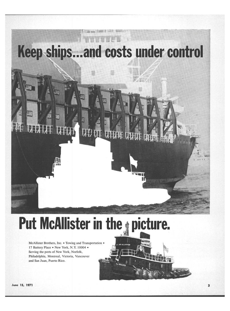 Maritime Reporter Magazine, page 1,  Jun 15, 1971
