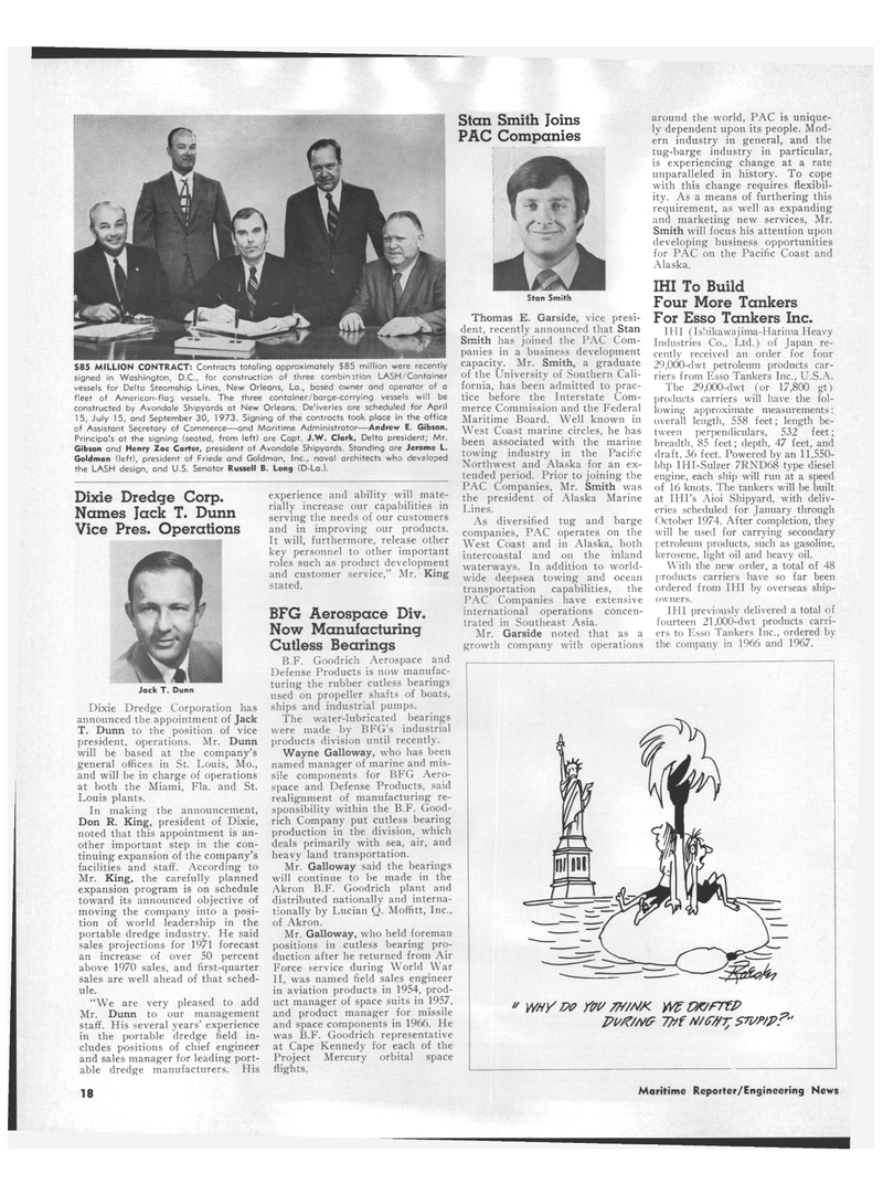 Maritime Reporter Magazine, page 12,  Jul 1971