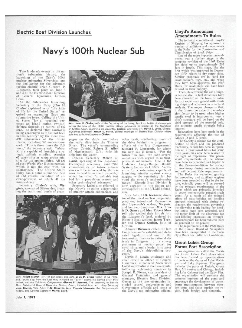 Maritime Reporter Magazine, page 1,  Jul 1971