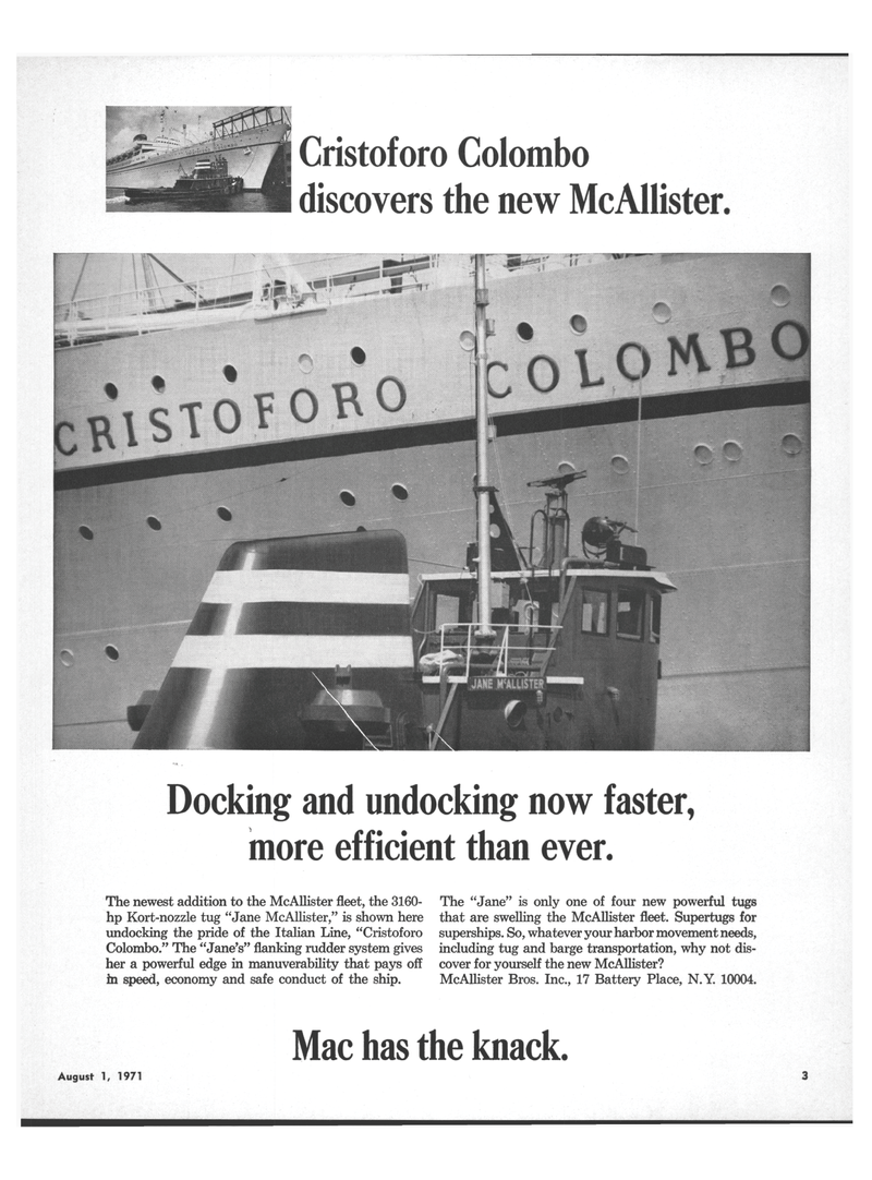 Maritime Reporter Magazine, page 1,  Aug 1971
