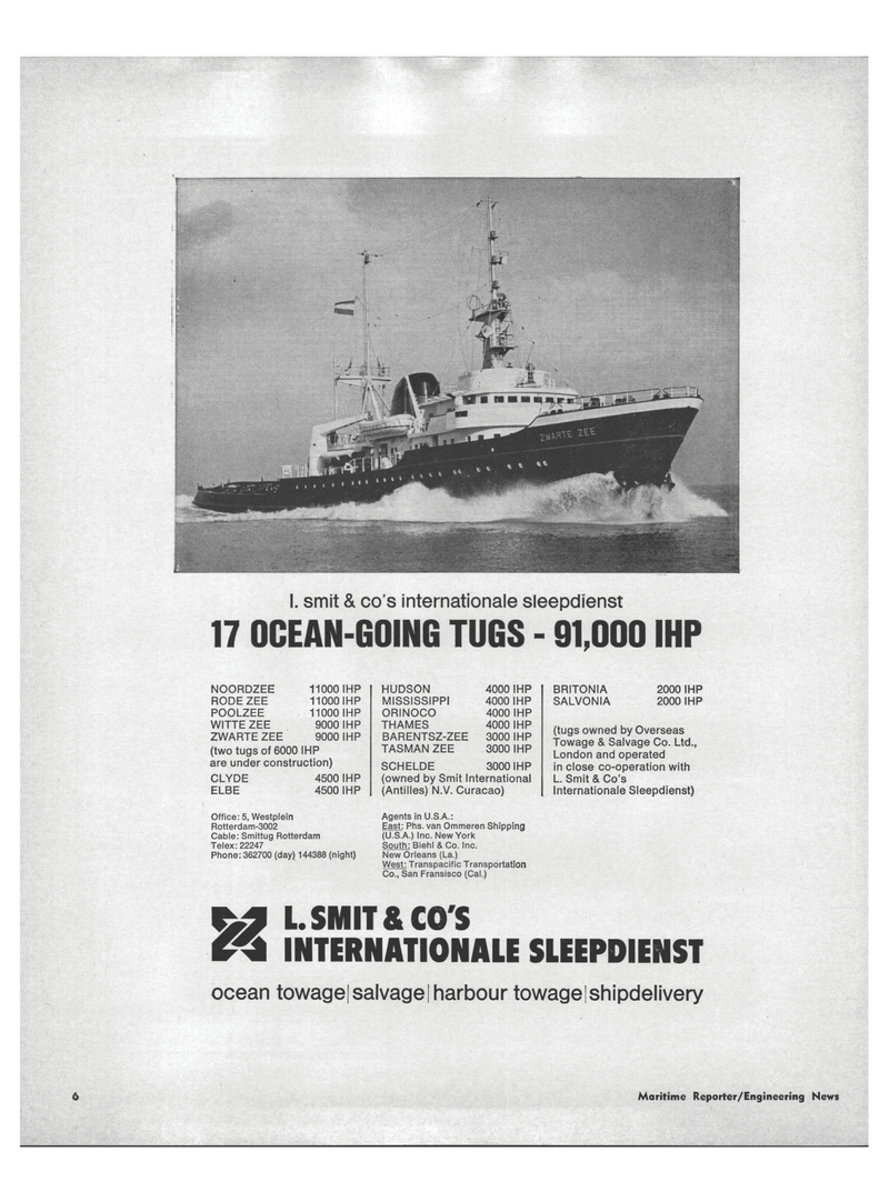 Maritime Reporter Magazine, page 4,  Aug 15, 1971