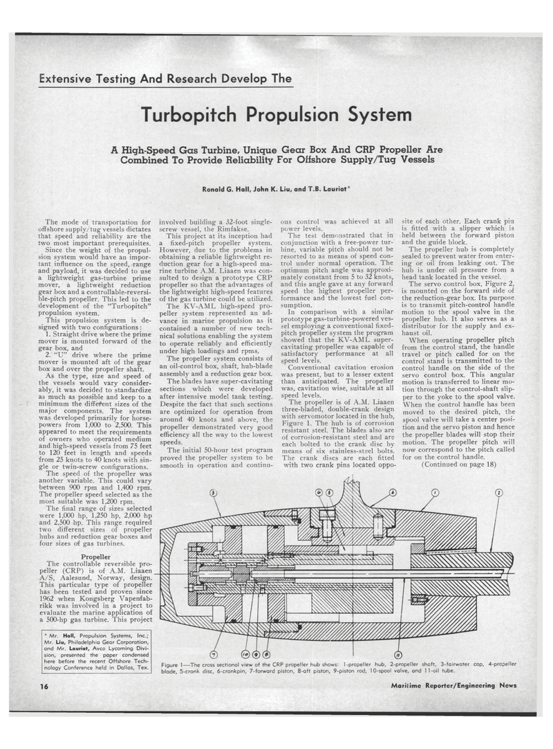 Maritime Reporter Magazine, page 14,  Sep 1971