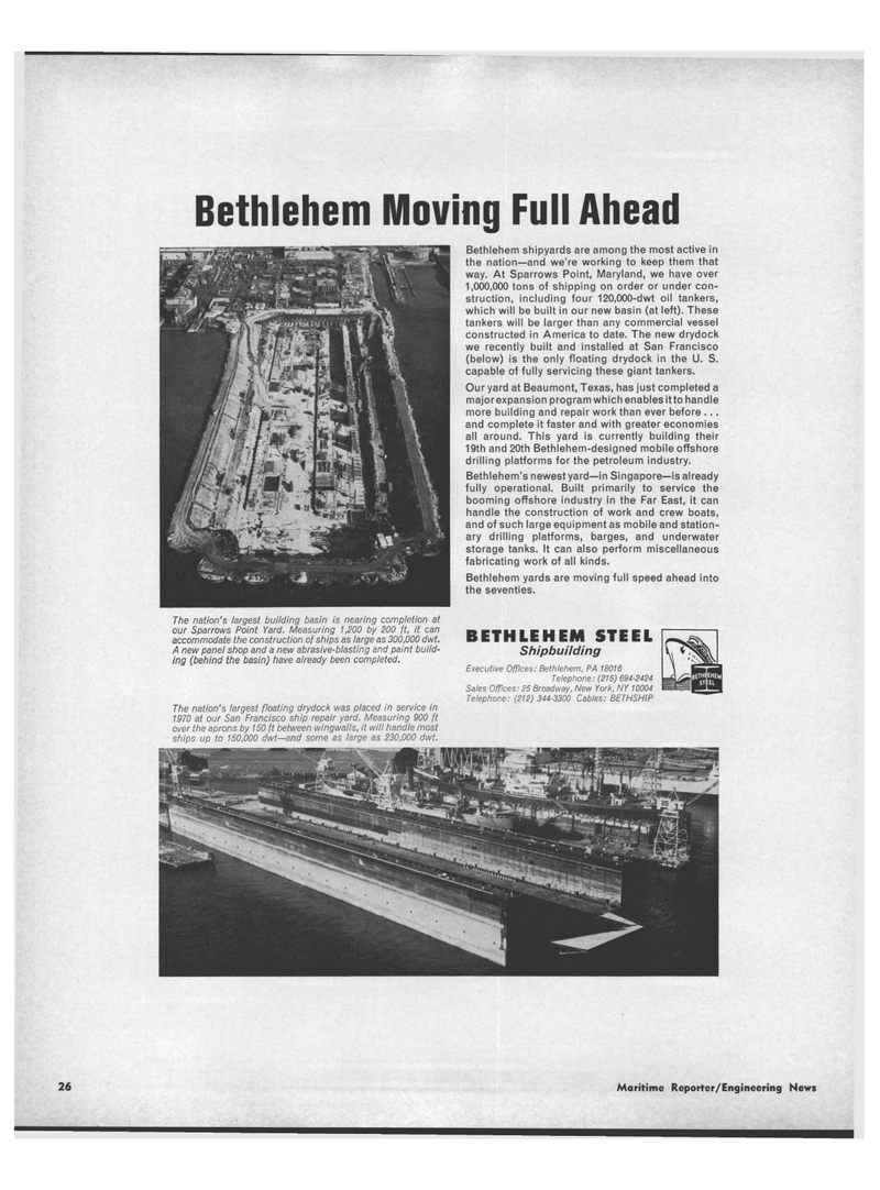Maritime Reporter Magazine, page 24,  Sep 1971