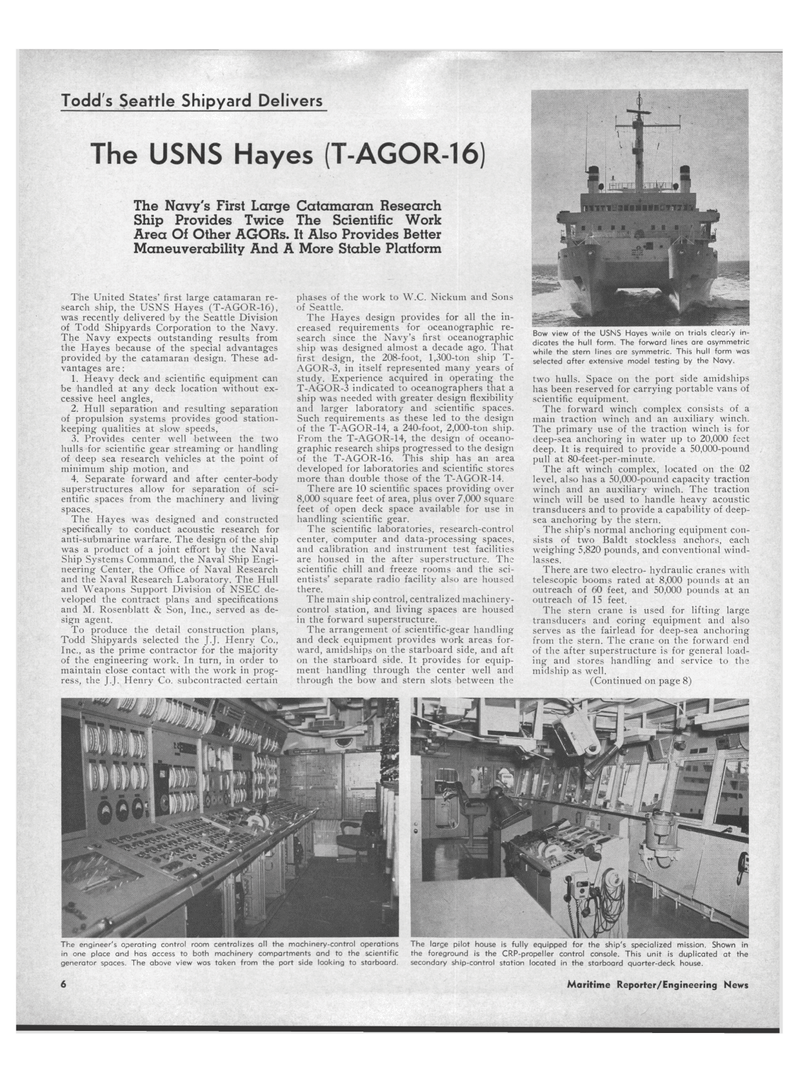 Maritime Reporter Magazine, page 4,  Sep 1971