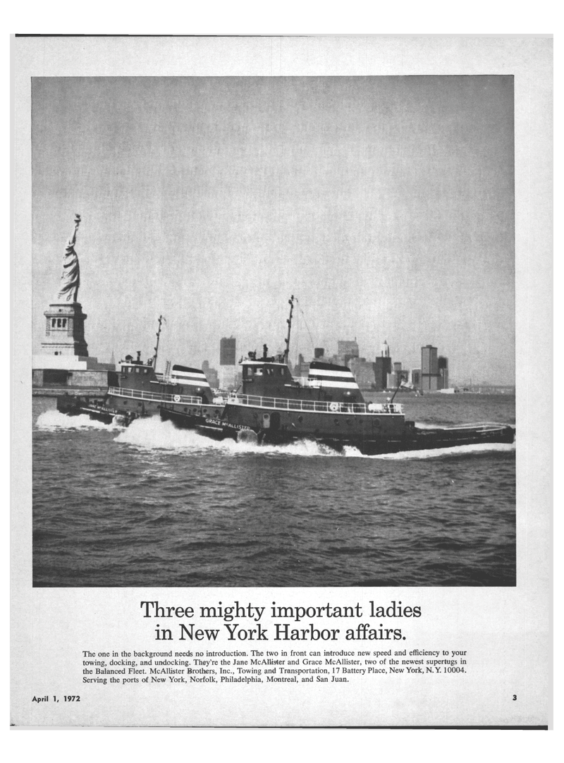 Maritime Reporter Magazine, page 1,  Apr 1972