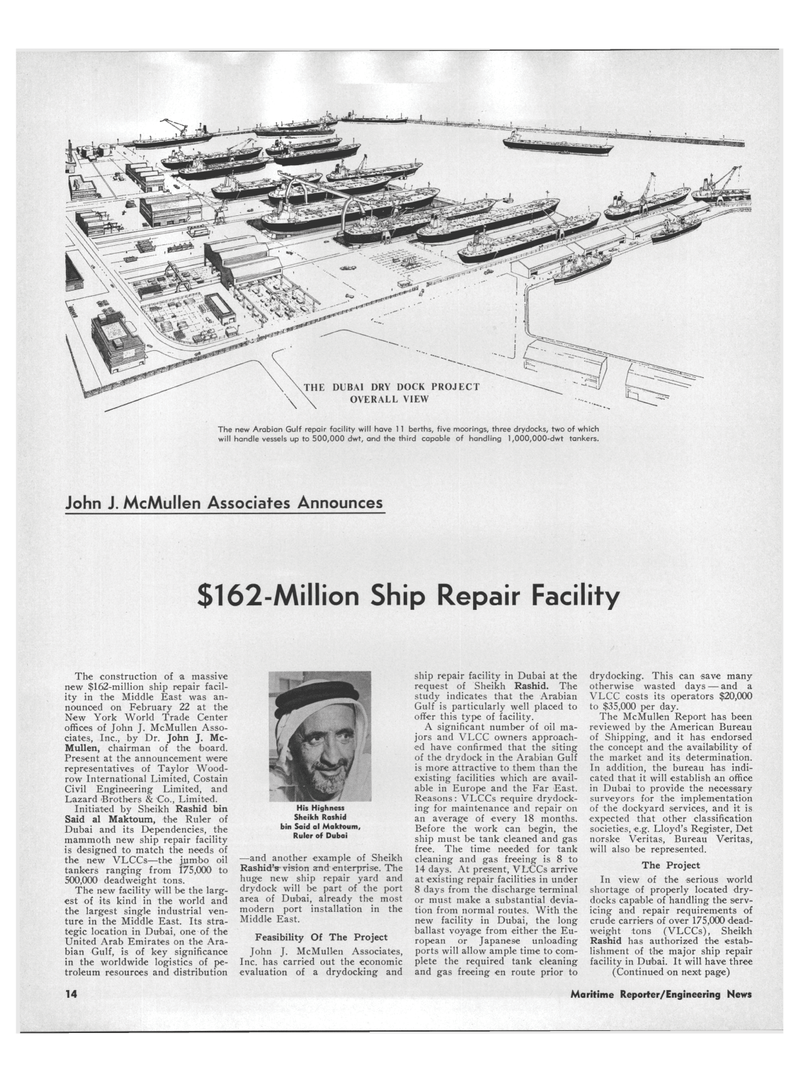 Maritime Reporter Magazine, page 12,  Mar 15, 1973