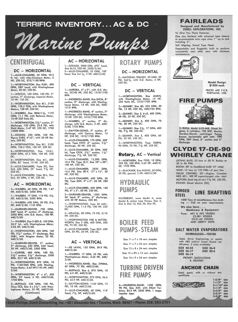 Maritime Reporter Magazine, page 37,  Mar 15, 1973