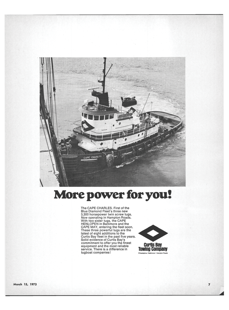 Maritime Reporter Magazine, page 5,  Mar 15, 1973