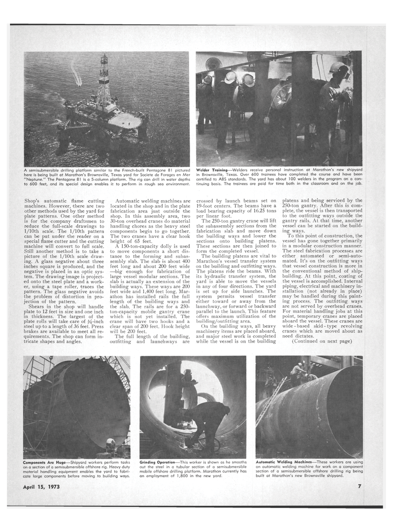 Maritime Reporter Magazine, page 5,  Apr 15, 1973