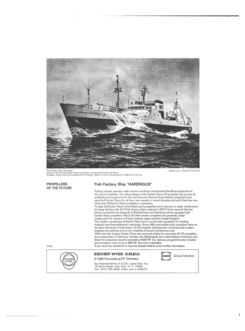 Maritime Reporter Magazine, page 2nd Cover,  May 15, 1973
