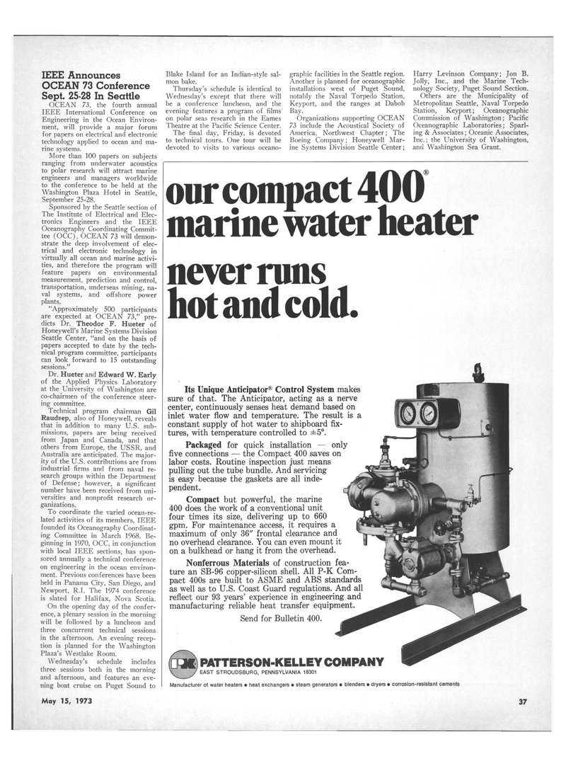 Maritime Reporter Magazine, page 35,  May 15, 1973
