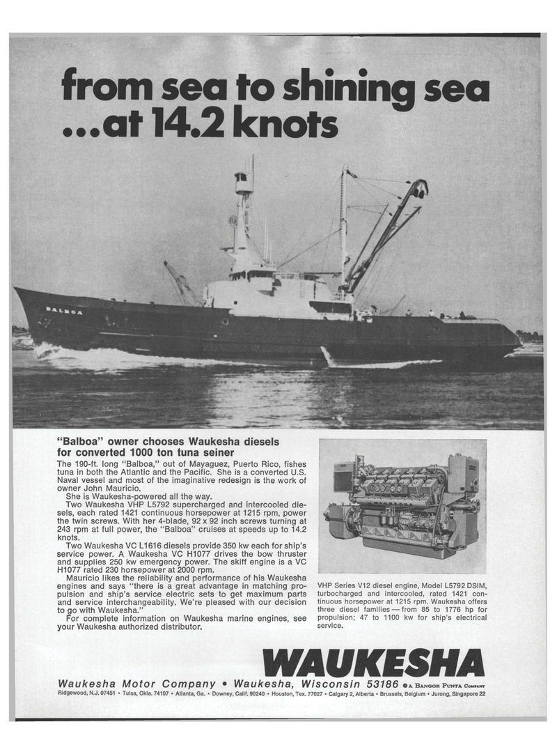 Maritime Reporter Magazine, page 4,  Jun 1973