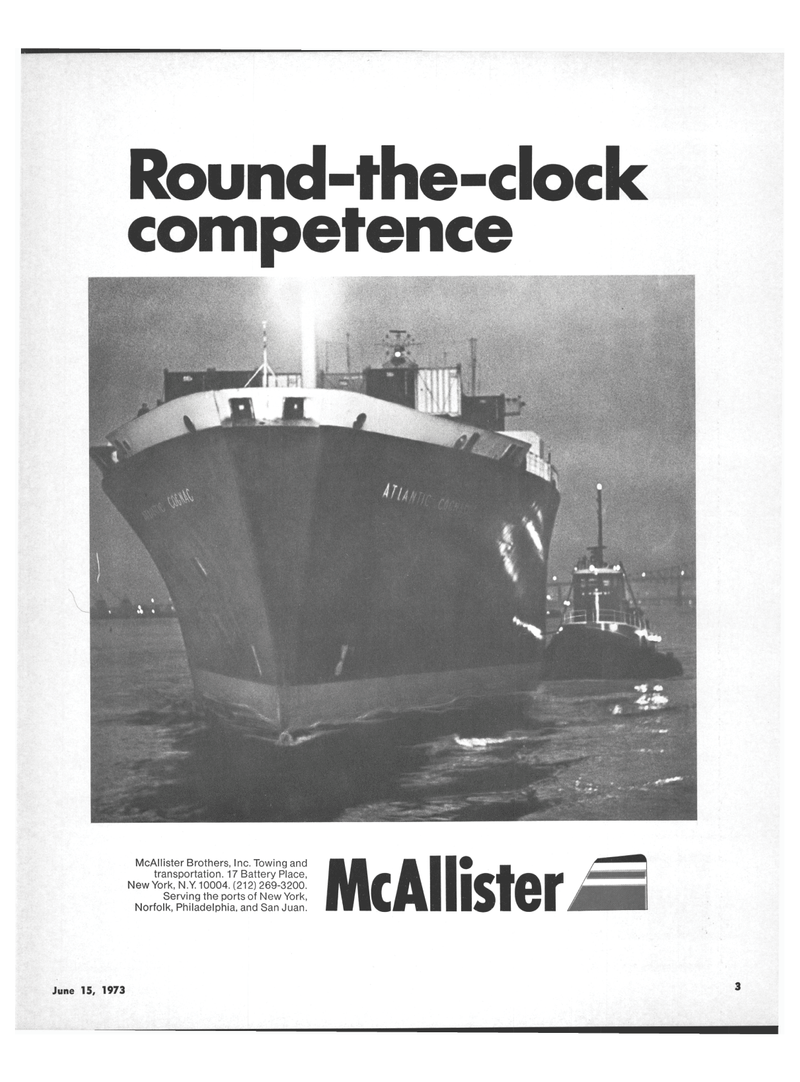 Maritime Reporter Magazine, page 1,  Jun 15, 1973