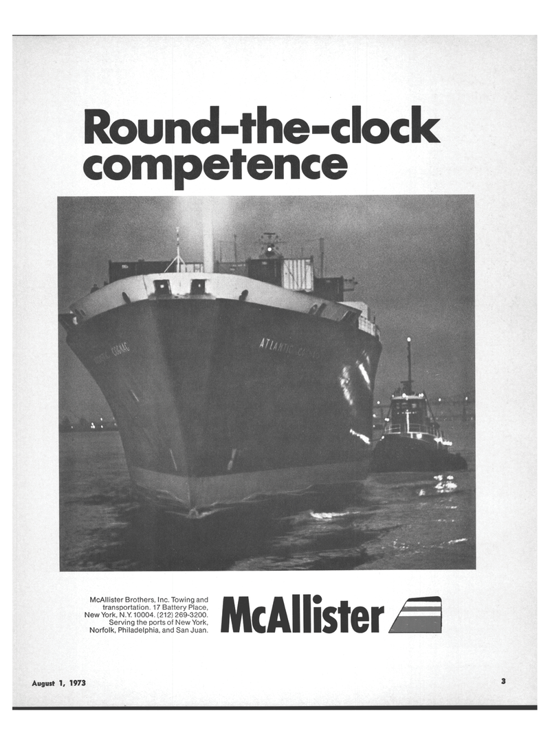 Maritime Reporter Magazine, page 1,  Aug 1973